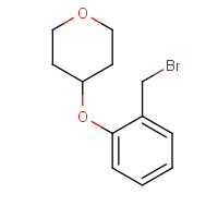 906352-69-0 4-[2-(bromomethyl)phenoxy]oxane chemical structure