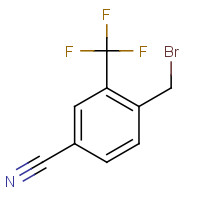 853368-32-8 4-(bromomethyl)-3-(trifluoromethyl)benzonitrile chemical structure