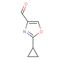 1393673-02-3 2-cyclopropyl-1,3-oxazole-4-carbaldehyde chemical structure