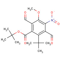 1400287-34-4 tert-butyl 2-tert-butyl-3,6-diformyl-5-methoxy-4-nitrobenzoate chemical structure