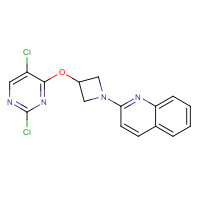 1350607-60-1 2-[3-(2,5-dichloropyrimidin-4-yl)oxyazetidin-1-yl]quinoline chemical structure
