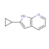 1014613-50-3 2-cyclopropyl-1H-pyrrolo[2,3-b]pyridine chemical structure