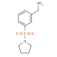 953727-42-9 (3-pyrrolidin-1-ylsulfonylphenyl)methanamine chemical structure