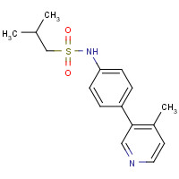 1357093-33-4 2-methyl-N-[4-(4-methylpyridin-3-yl)phenyl]propane-1-sulfonamide chemical structure