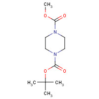219509-79-2 4-O-tert-butyl 1-O-methyl piperazine-1,4-dicarboxylate chemical structure