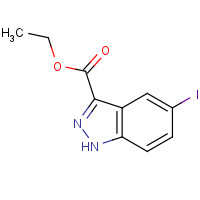 1207-38-1 ethyl 5-iodo-1H-indazole-3-carboxylate chemical structure