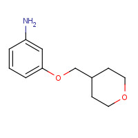 1211824-69-9 3-(oxan-4-ylmethoxy)aniline chemical structure
