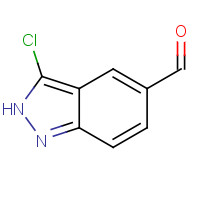 1086391-03-8 3-chloro-2H-indazole-5-carbaldehyde chemical structure