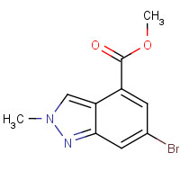 1245465-68-2 methyl 6-bromo-2-methylindazole-4-carboxylate chemical structure