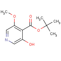 1138444-13-9 tert-butyl 3-hydroxy-5-methoxypyridine-4-carboxylate chemical structure