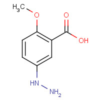 190248-42-1 5-hydrazinyl-2-methoxybenzoic acid chemical structure