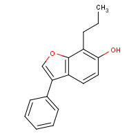 194608-91-8 3-phenyl-7-propyl-1-benzofuran-6-ol chemical structure