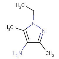 63203-90-7 1-ethyl-3,5-dimethylpyrazol-4-amine chemical structure