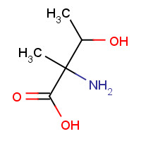 10148-74-0 2-amino-3-hydroxy-2-methylbutanoic acid chemical structure
