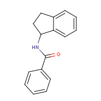 101283-08-3 N-(2,3-dihydro-1H-inden-1-yl)benzamide chemical structure