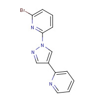 546142-03-4 2-bromo-6-(4-pyridin-2-ylpyrazol-1-yl)pyridine chemical structure