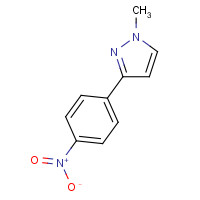 73387-59-4 1-methyl-3-(4-nitrophenyl)pyrazole chemical structure