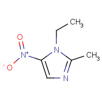 41147-78-8 1-ethyl-2-methyl-5-nitroimidazole chemical structure