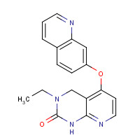 1265636-20-1 3-ethyl-5-quinolin-7-yloxy-1,4-dihydropyrido[2,3-d]pyrimidin-2-one chemical structure