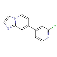 908267-78-7 7-(2-chloropyridin-4-yl)imidazo[1,2-a]pyridine chemical structure