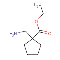 99065-34-6 ethyl 1-(aminomethyl)cyclopentane-1-carboxylate chemical structure