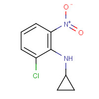 1250619-05-6 2-chloro-N-cyclopropyl-6-nitroaniline chemical structure