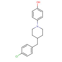 851702-86-8 4-[4-[(4-chlorophenyl)methyl]piperidin-1-yl]phenol chemical structure