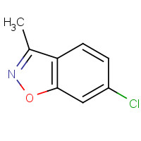 66033-73-6 6-chloro-3-methyl-1,2-benzoxazole chemical structure
