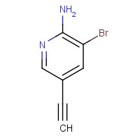 1478858-45-5 3-bromo-5-ethynylpyridin-2-amine chemical structure