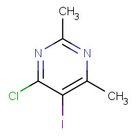 83410-16-6 4-chloro-5-iodo-2,6-dimethylpyrimidine chemical structure