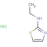 90586-84-8 N-ethyl-1,3-thiazol-2-amine;hydrochloride chemical structure