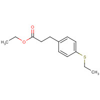 737824-61-2 ethyl 3-(4-ethylsulfanylphenyl)propanoate chemical structure