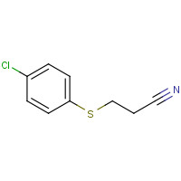 5307-86-8 3-(4-chlorophenyl)sulfanylpropanenitrile chemical structure