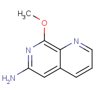 55716-28-4 8-methoxy-1,7-naphthyridin-6-amine chemical structure