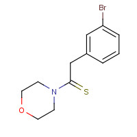 26580-58-5 2-(3-bromophenyl)-1-morpholin-4-ylethanethione chemical structure
