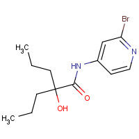 1433904-44-9 N-(2-bromopyridin-4-yl)-2-hydroxy-2-propylpentanamide chemical structure
