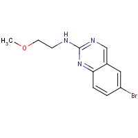 882670-85-1 6-bromo-N-(2-methoxyethyl)quinazolin-2-amine chemical structure