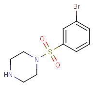 179051-77-5 1-(3-bromophenyl)sulfonylpiperazine chemical structure