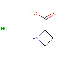69539-48-6 azetidine-2-carboxylic acid;hydrochloride chemical structure