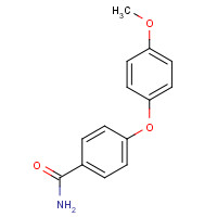 213315-37-8 4-(4-methoxyphenoxy)benzamide chemical structure