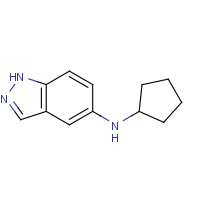 478836-02-1 N-cyclopentyl-1H-indazol-5-amine chemical structure