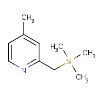 158588-02-4 trimethyl-[(4-methylpyridin-2-yl)methyl]silane chemical structure