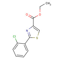 132089-36-2 ethyl 2-(2-chlorophenyl)-1,3-thiazole-4-carboxylate chemical structure