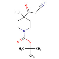 946517-86-8 tert-butyl 4-(2-cyanoacetyl)-4-methylpiperidine-1-carboxylate chemical structure
