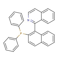 149341-34-4 (1-isoquinolin-1-ylnaphthalen-2-yl)-diphenylphosphane chemical structure