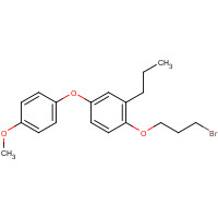 717901-16-1 1-(3-bromopropoxy)-4-(4-methoxyphenoxy)-2-propylbenzene chemical structure
