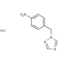 144235-64-3 4-(1,2,4-triazol-1-ylmethyl)aniline;hydrochloride chemical structure