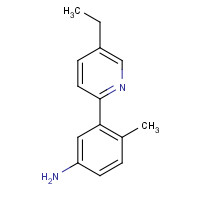 1207878-24-7 3-(5-ethylpyridin-2-yl)-4-methylaniline chemical structure