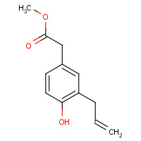 129503-81-7 methyl 2-(4-hydroxy-3-prop-2-enylphenyl)acetate chemical structure