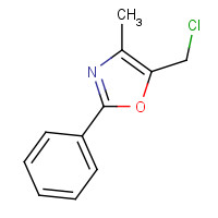 625106-10-7 5-(chloromethyl)-4-methyl-2-phenyl-1,3-oxazole chemical structure